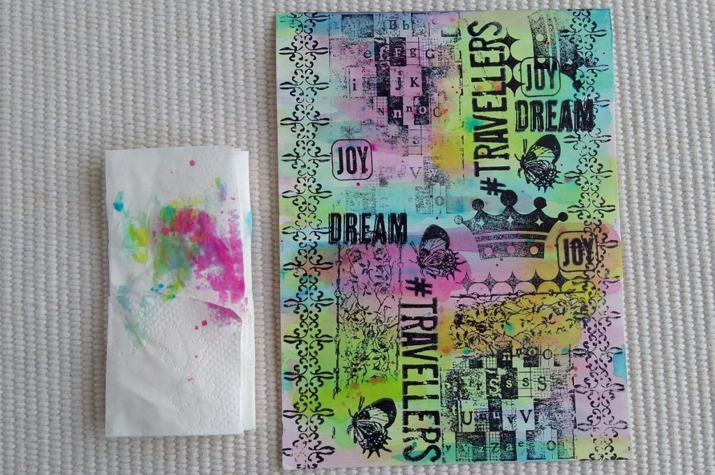 tło zakładek akwarelowych