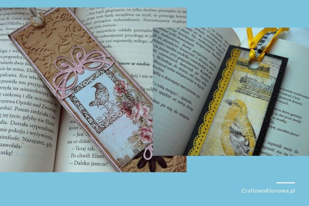 zakładki diy do ksiażki