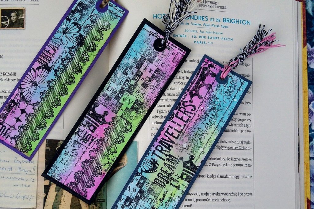 zakładki kolażowe diy