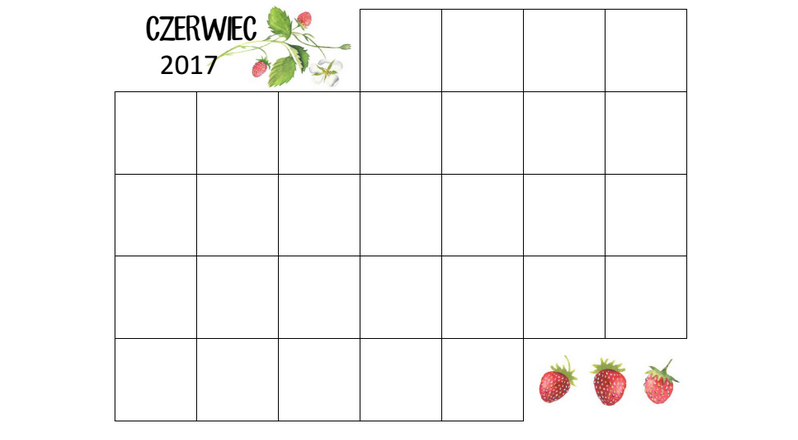 kalendarz wzór
