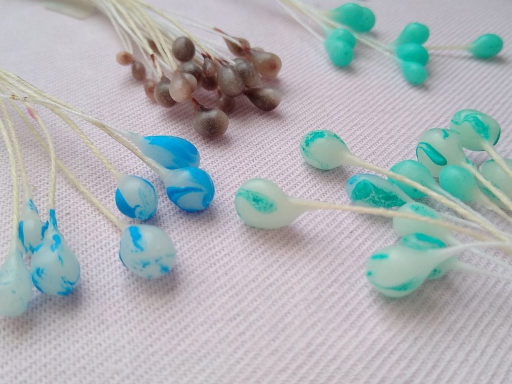 sorbetowe pręciki do kwiatków