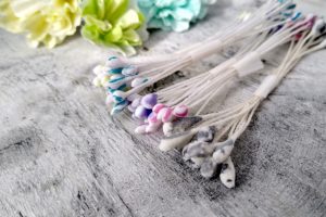 dwukolorowe pręciki do kwiatków