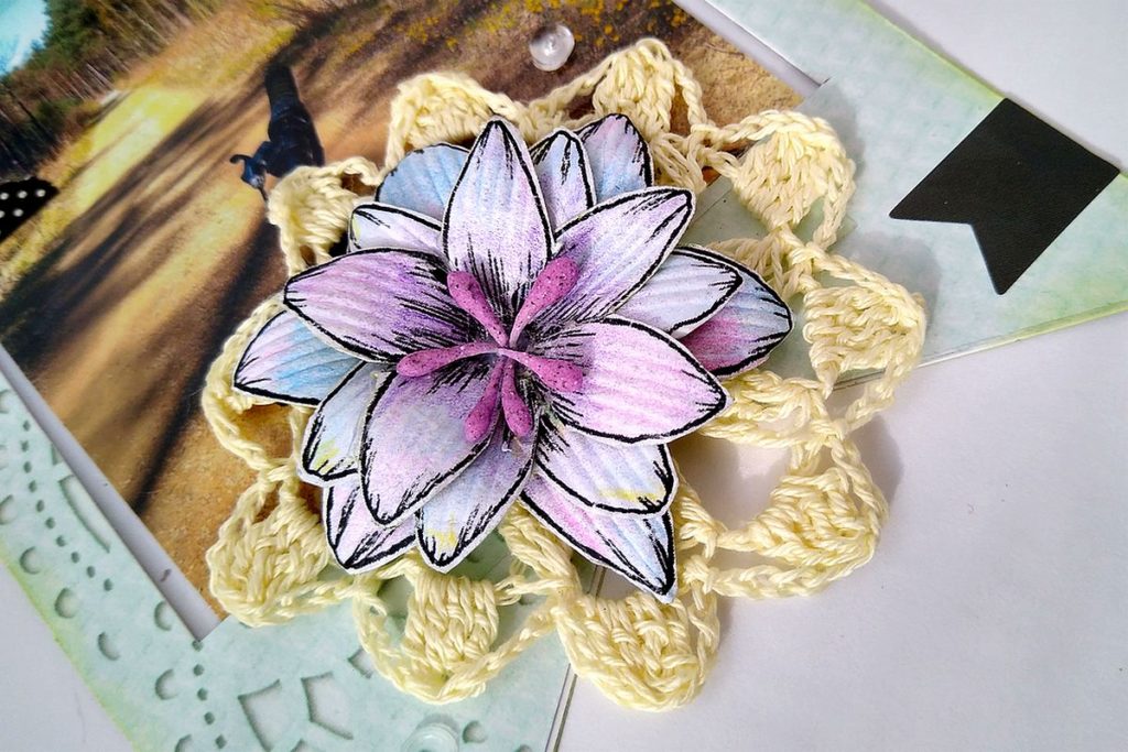 kwiatek ręcznie robiony