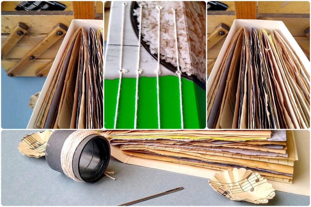 junk journal jak uszyć