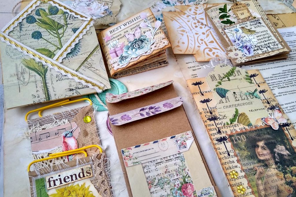 embellishments junk journal
