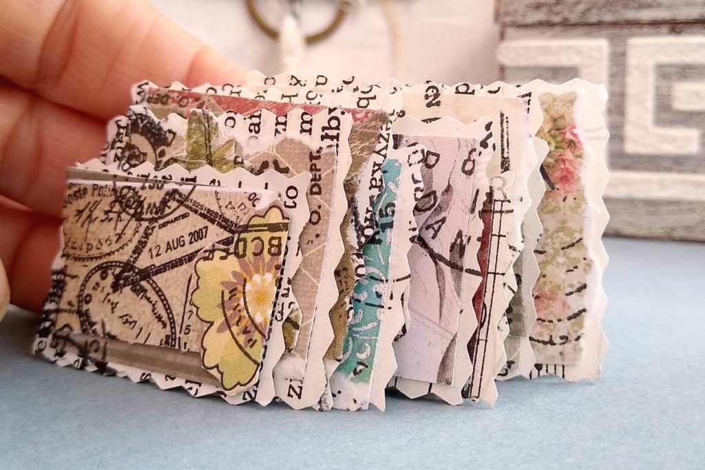 znaczki do junk journala