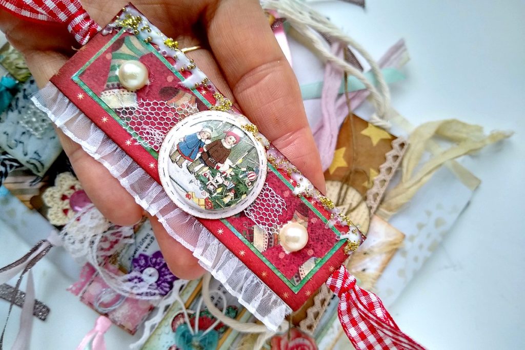 opaska na święta do albumu scrap