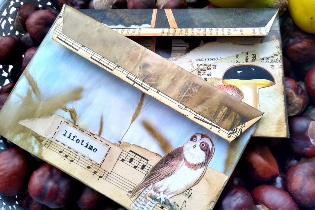 koperta diy z papieru