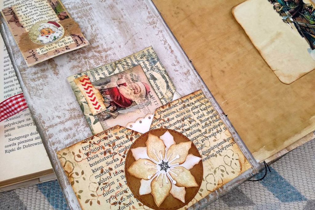 kopert i narożniki dla junk journala