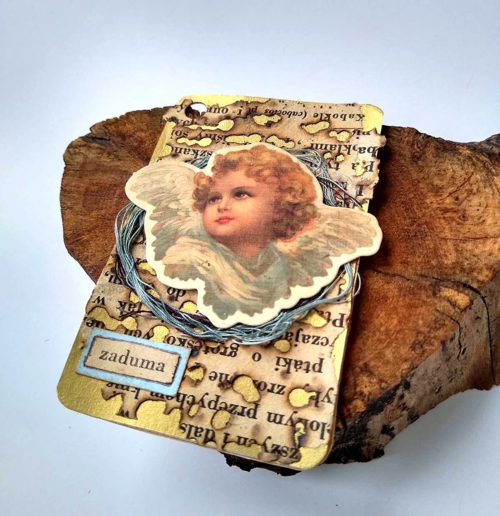 Kartka do gry alterowana