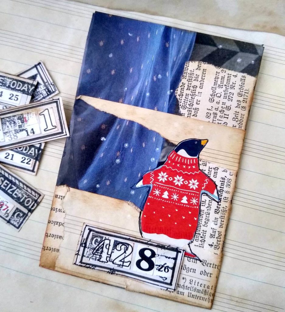 etykiety numeryczne na kopercie diy