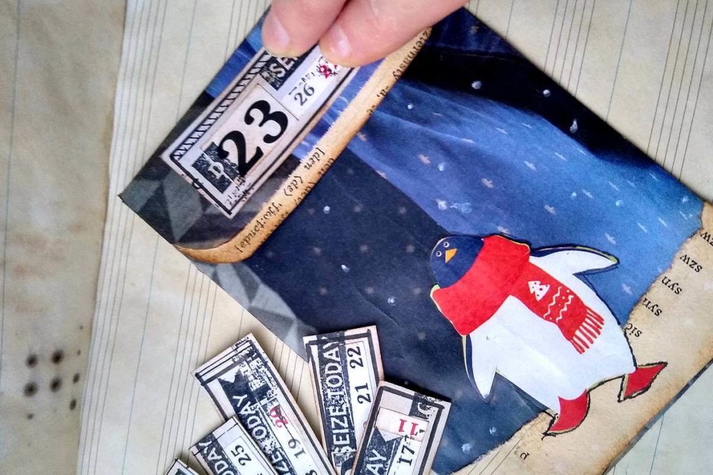 koperta z gazet z etykietą mumeryczną